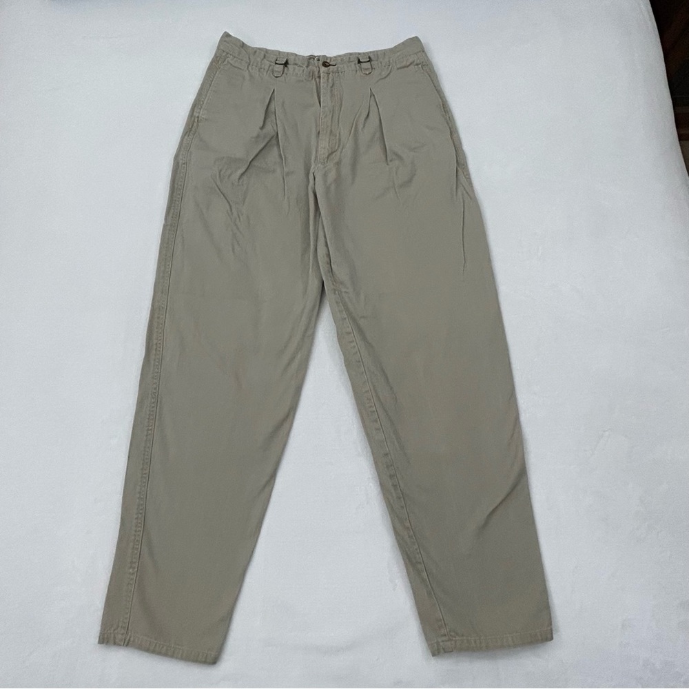 Vintage Jordache Air Force Aviation Military Sand Trousers Pants Mens Size 38x34